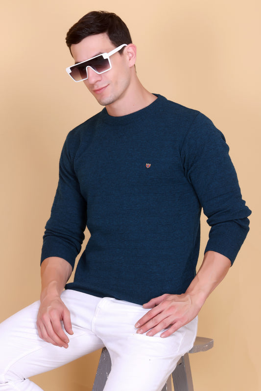 Round neck men sweater