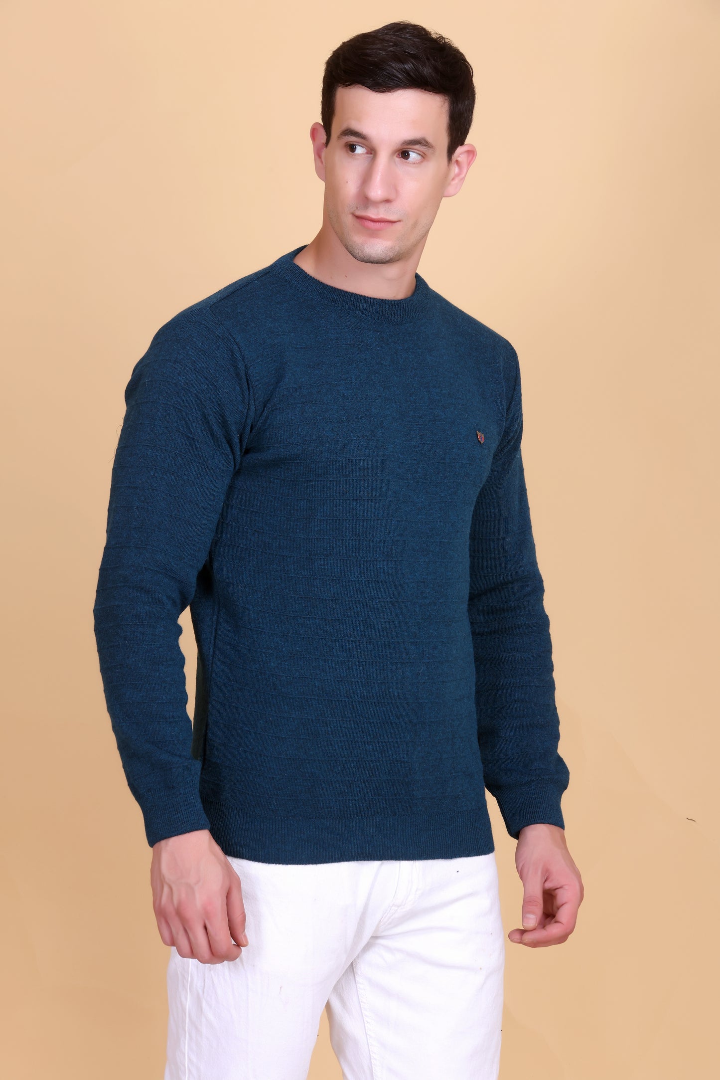 Round neck men sweater