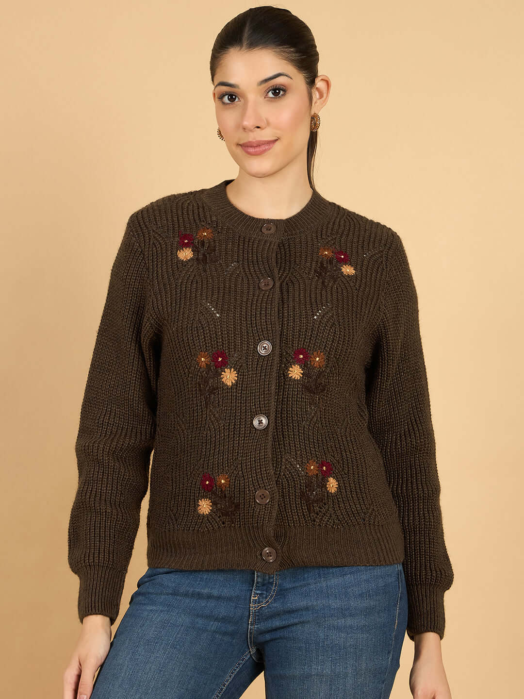 Woolen Cardigan for Womens