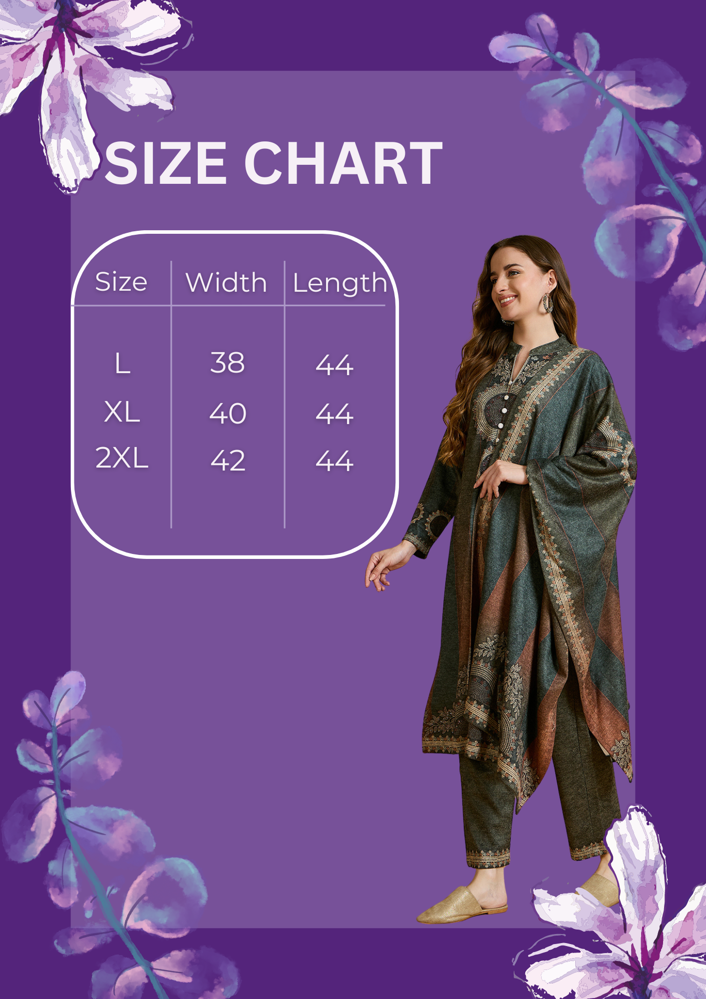 Clapton Printed Work Straight Kurta Pant With Dupatta Set Green