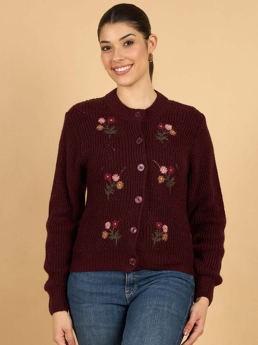 Woolen Cardigan for Womens