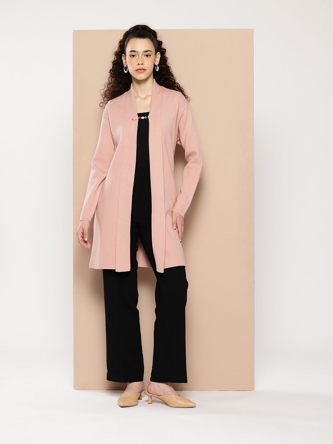 Women Knitted Long Shrug