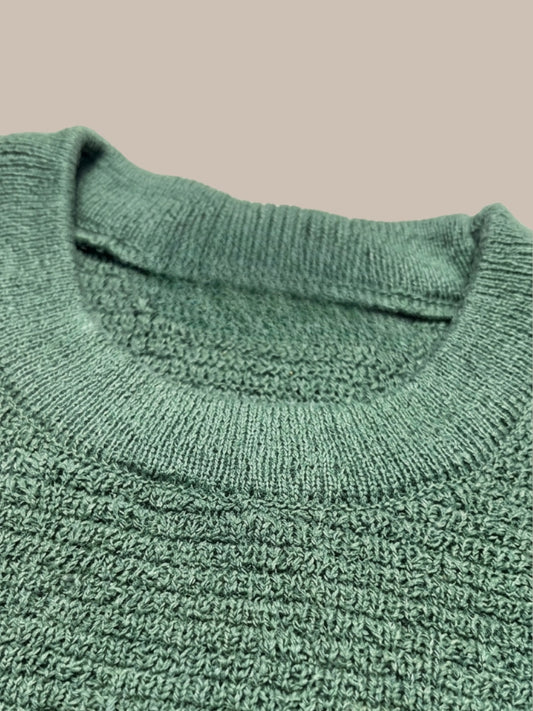 Clapton Knitted Summer Wear Textured Top Pista