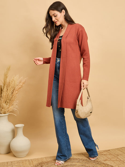 Women Knitted Long Shrug