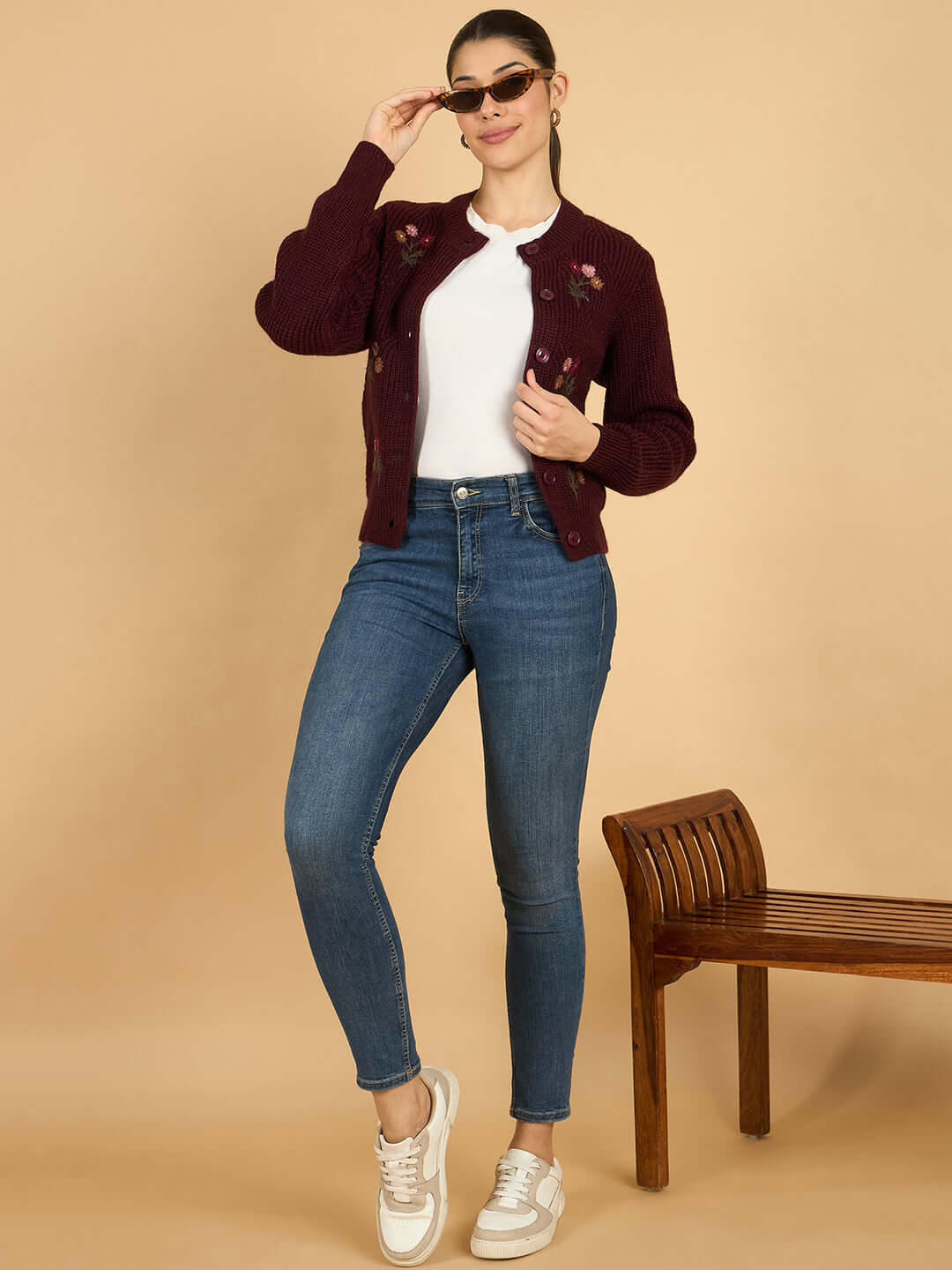 Woolen Cardigan for Womens