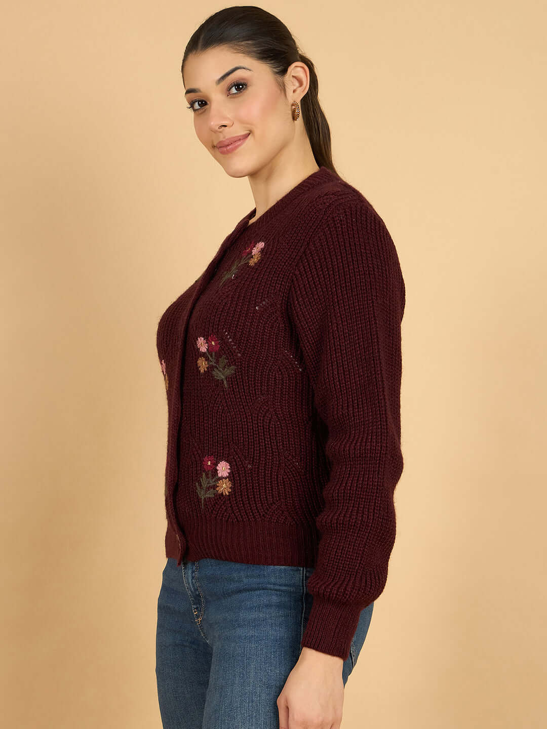 Woolen Cardigan for Womens