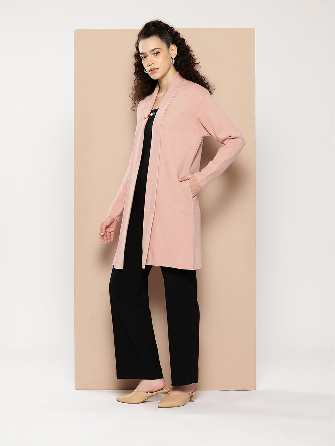 Women Knitted Long Shrug