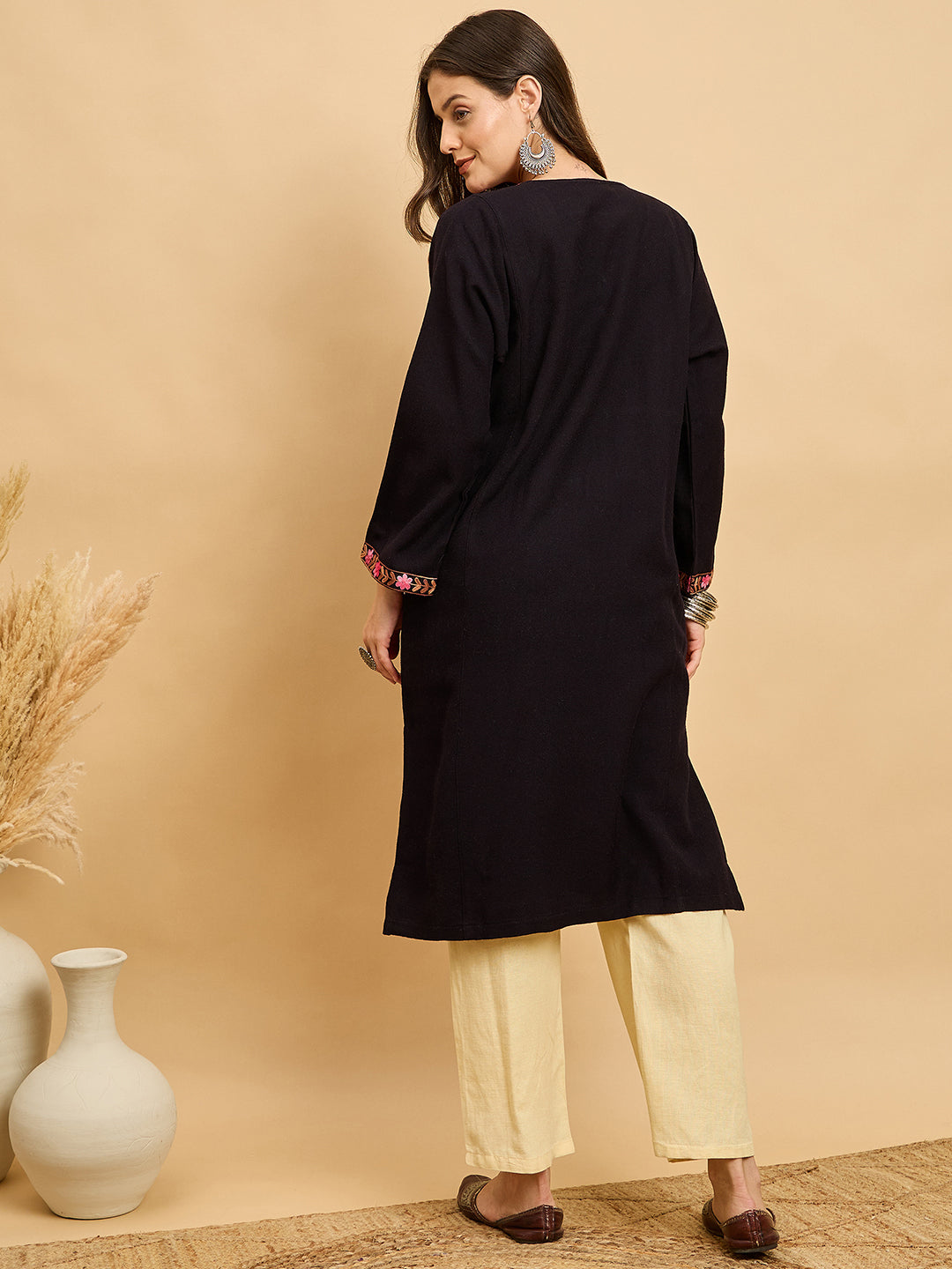 Embroidered Kashmiri Phiran (Free Size)