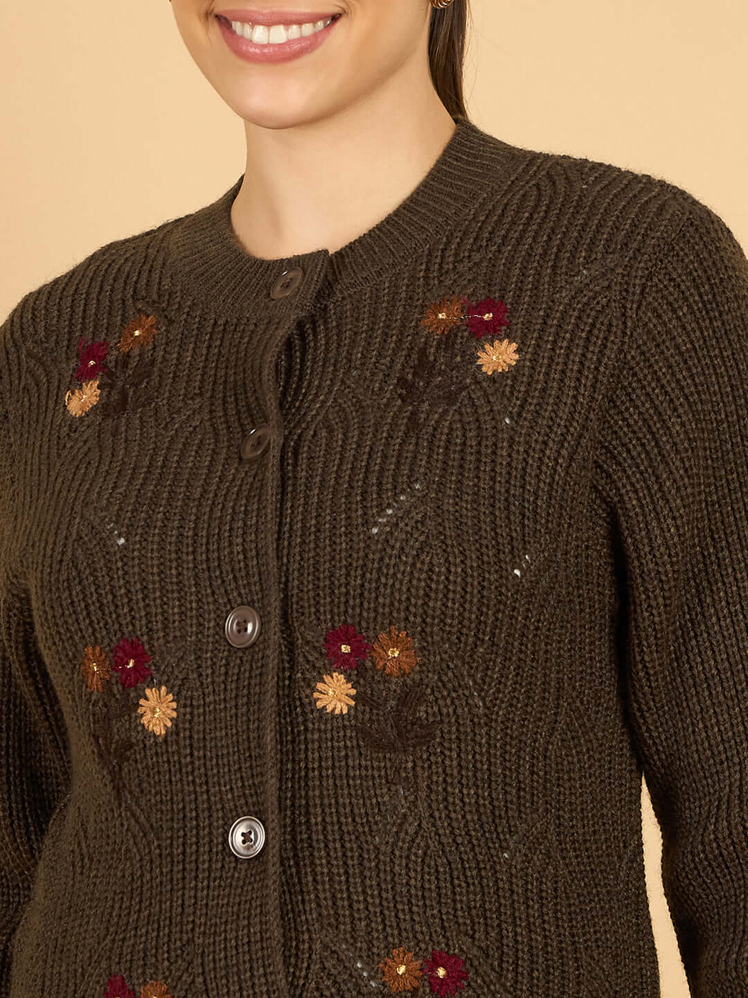 Woolen Cardigan for Womens