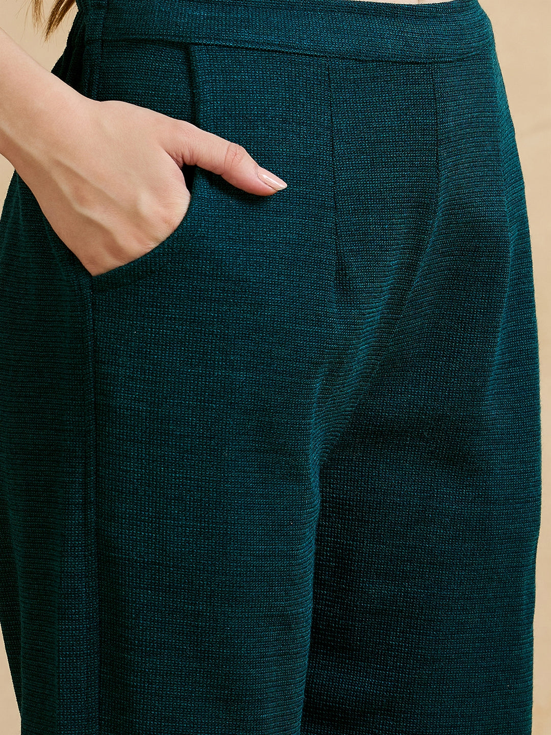 Clapton Embroidered Straight Kurta Pant With Dupatta Set Green