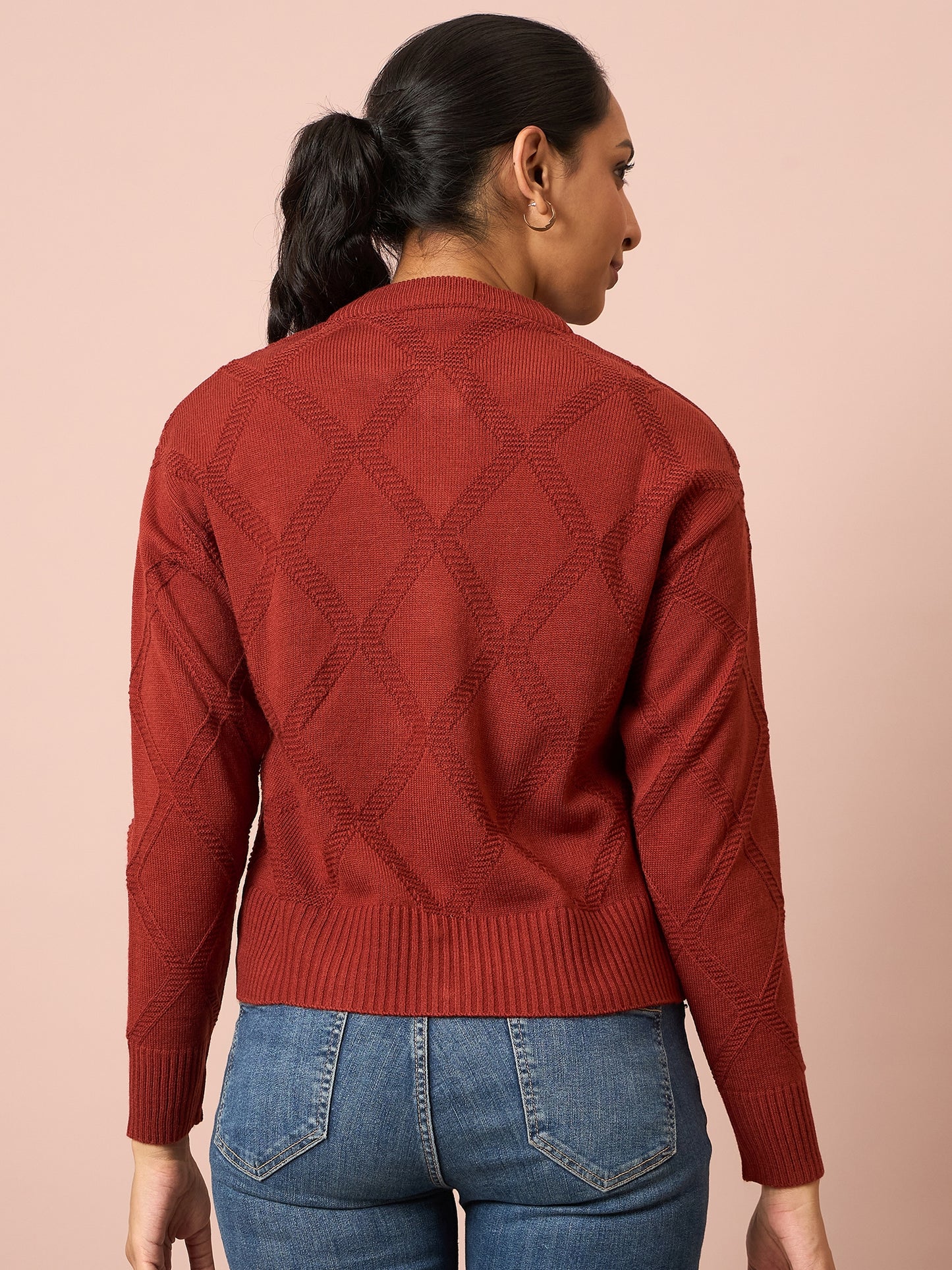 Knitted Floral Embroidered Cardigan | Clapton