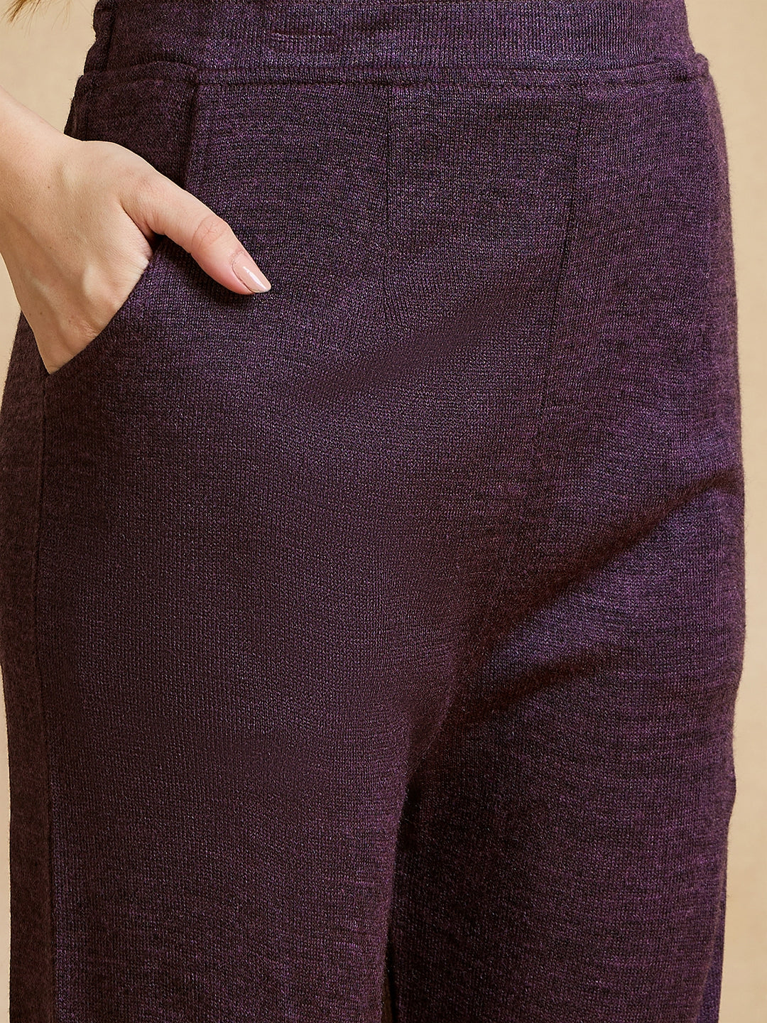 Clapton Embroidered Straight Kurta Pant With Dupatta Set Purple