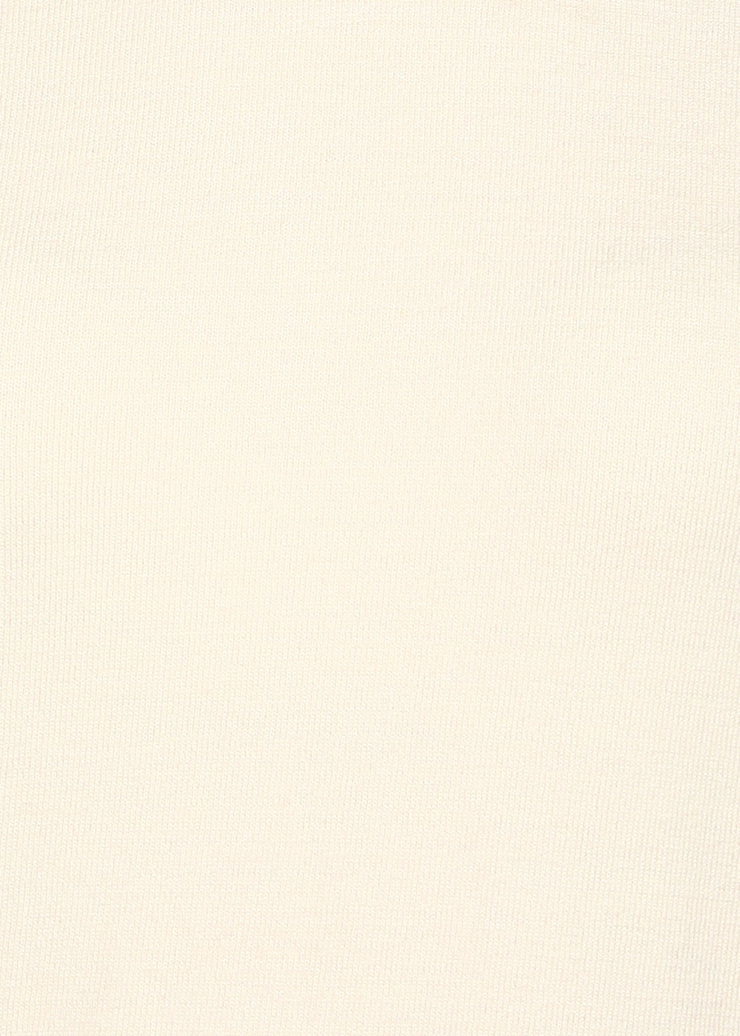 Women Solid Color Round Neck Viscose T-Shirt Off white