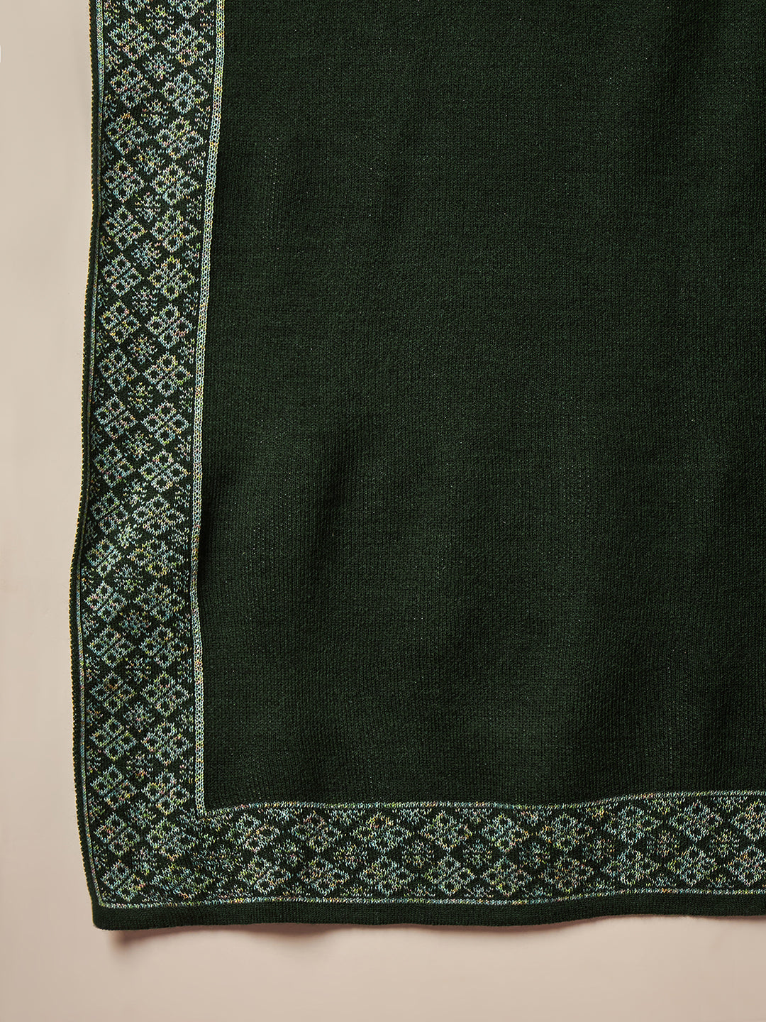 Clapton Embroidered Straight Kurta Pant With Dupatta Set Green