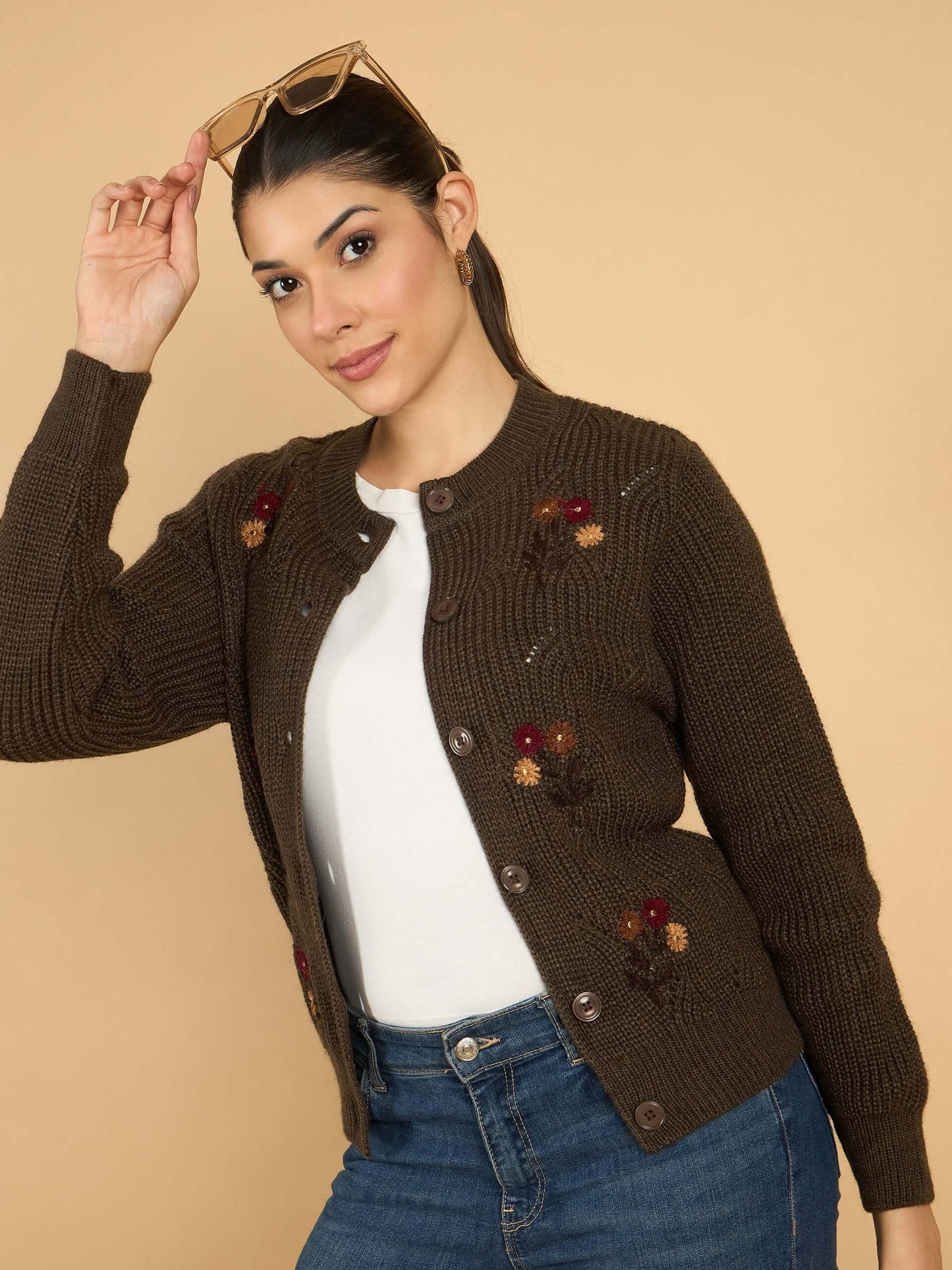 Woolen Cardigan for Womens