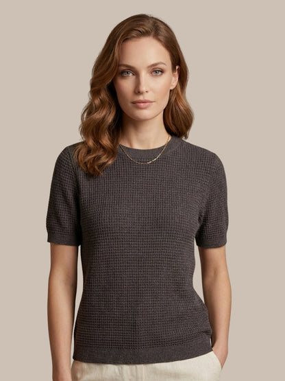 Clapton Knitted Summer Wear Textured Top Mixture