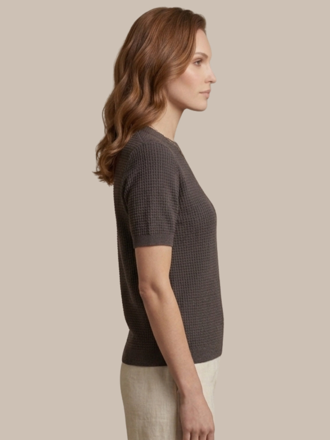 Clapton Knitted Summer Wear Textured Top Mixture