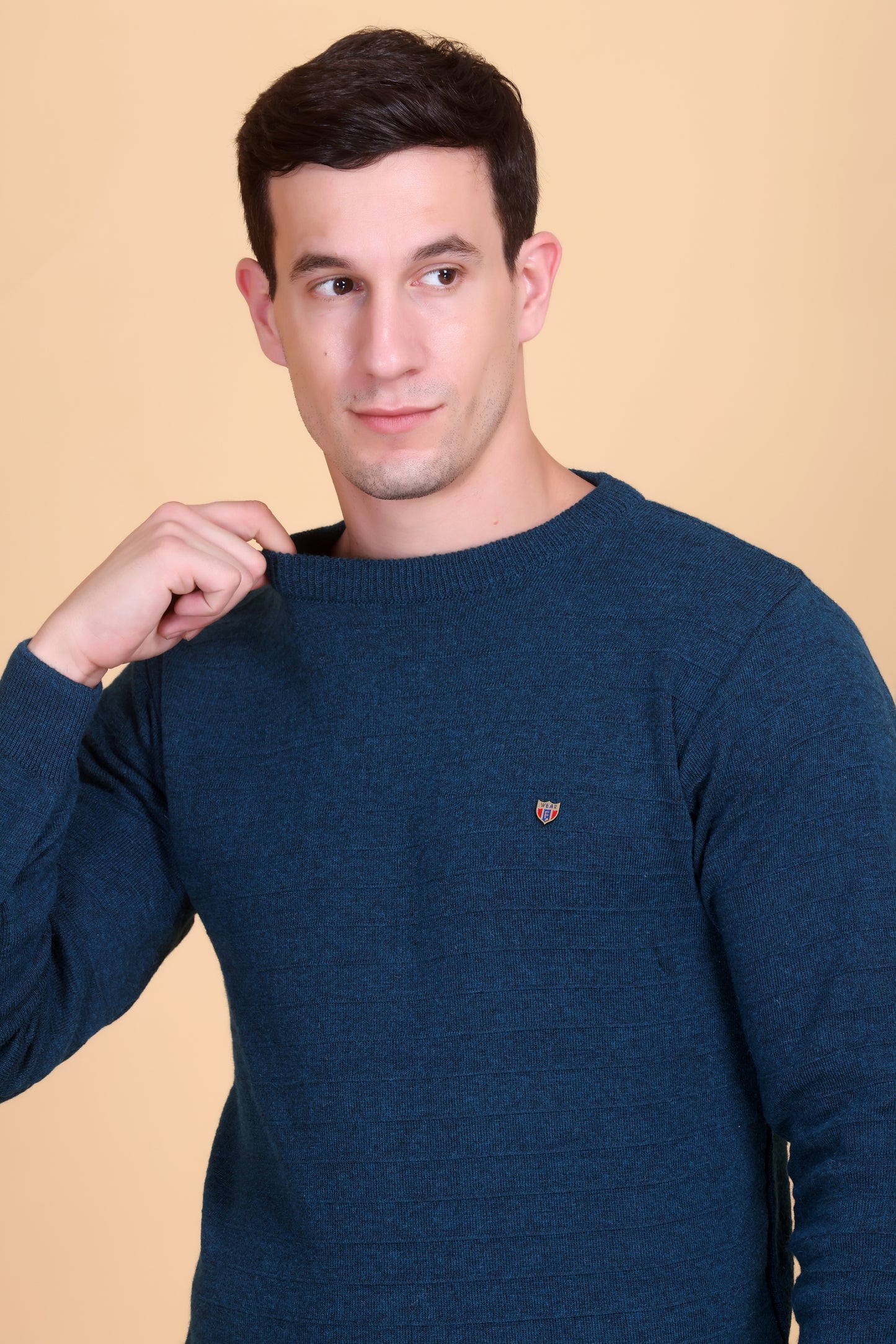 Round neck men sweater