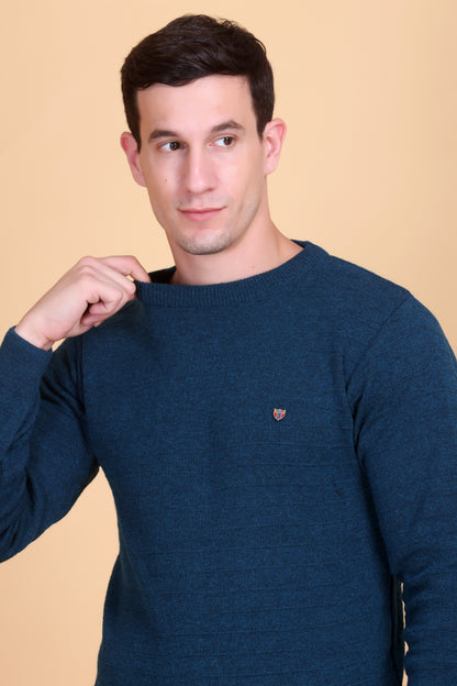 Round neck men sweater