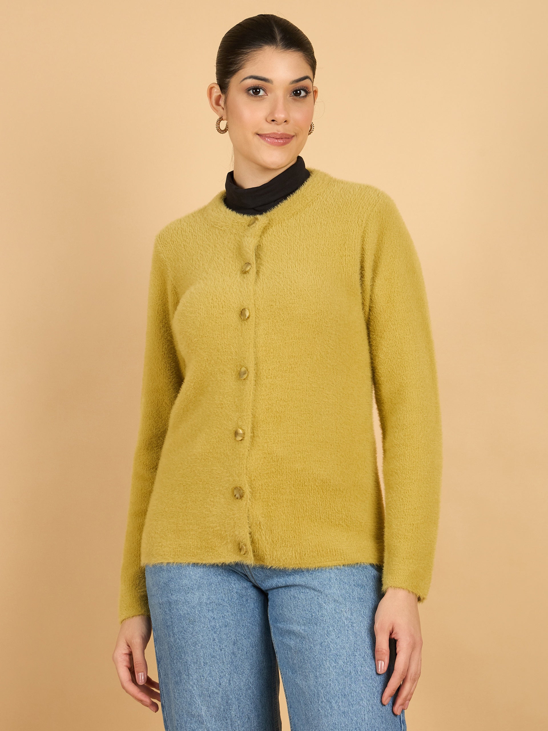 Mustard Winter Wear Women’S Cardigan