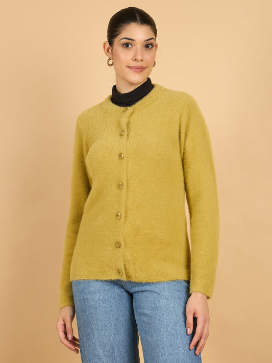 Mustard Winter Wear Women’S Cardigan