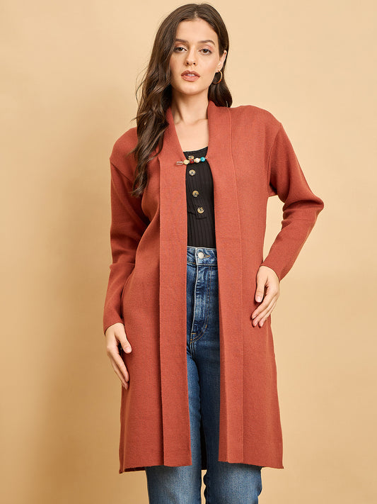 Women Knitted Long Shrug