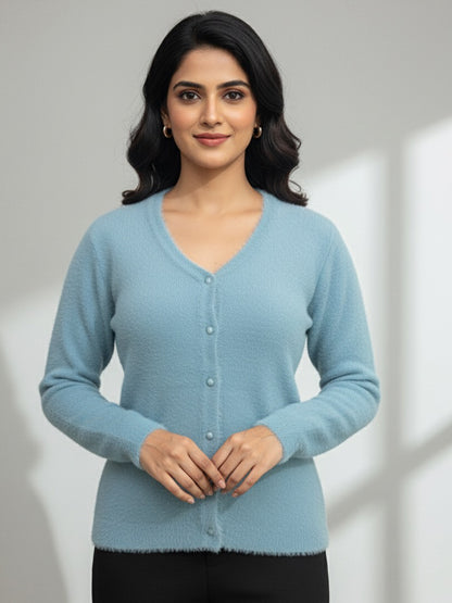 Hair Wool Winter Women's Cardigans