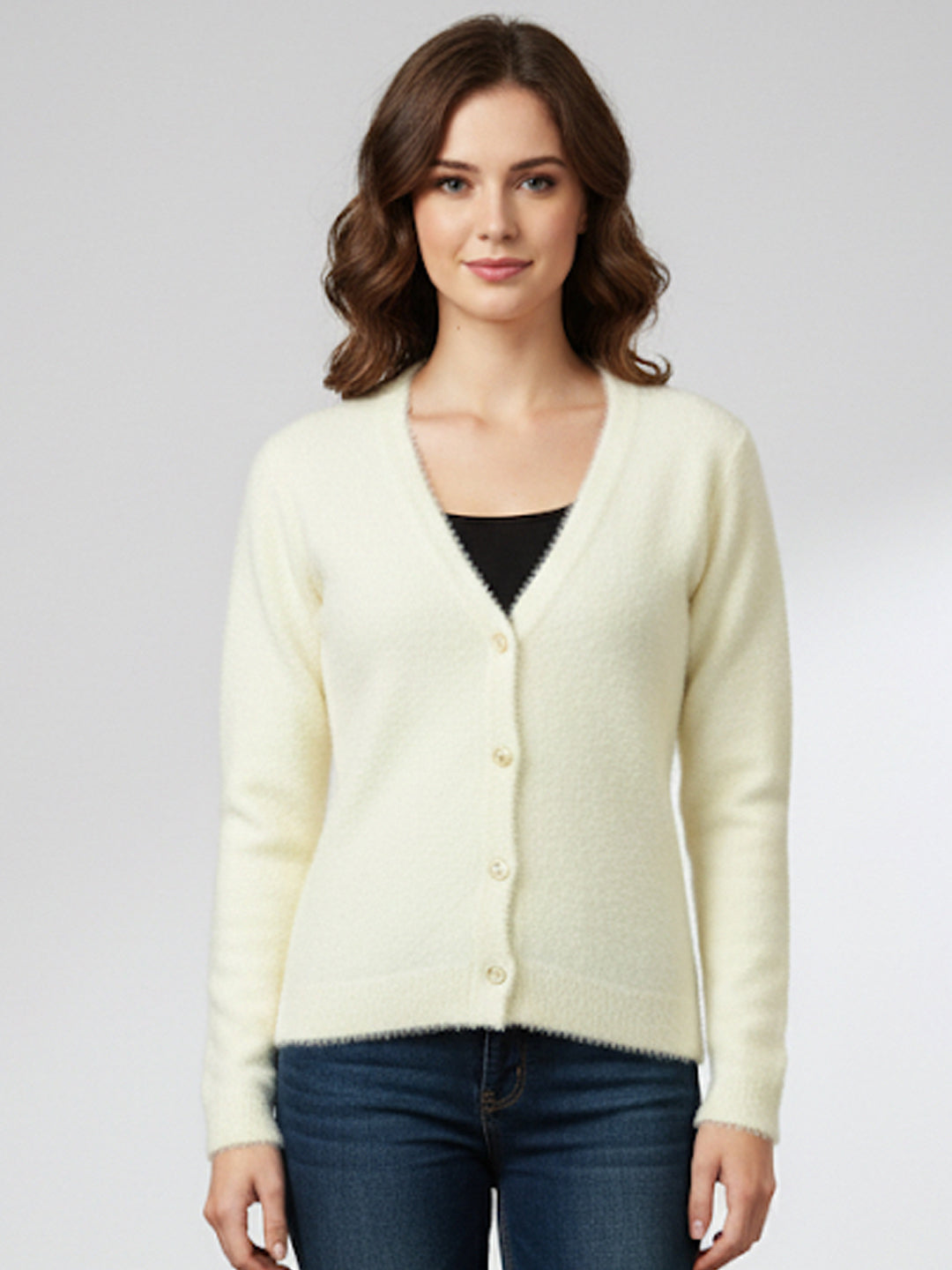Hair Wool Winter Women's Cardigans
