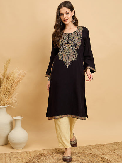 Embroidered Kashmiri Phiran (Free Size)