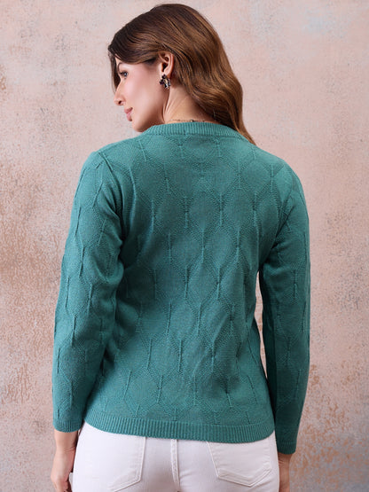 Women’s Embroidered Button-Front Knit Cardigan PISTA