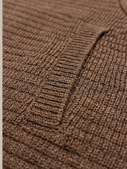 Clapton Knitted Summer Wear Textured Top Rust