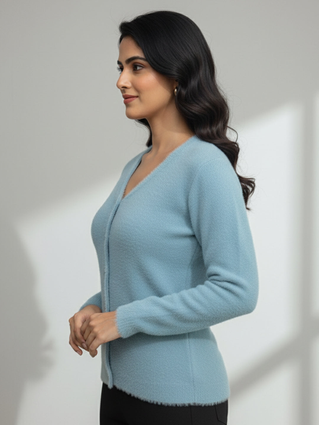 Hair Wool Winter Women's Cardigans