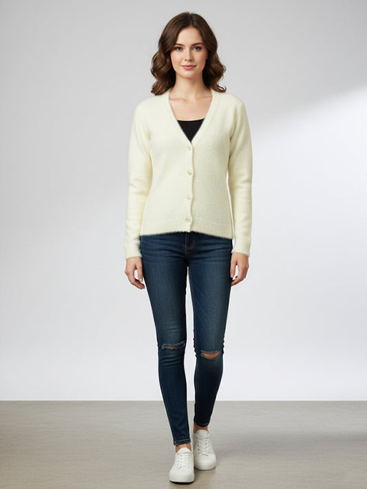 Hair Wool Winter Women's Cardigans