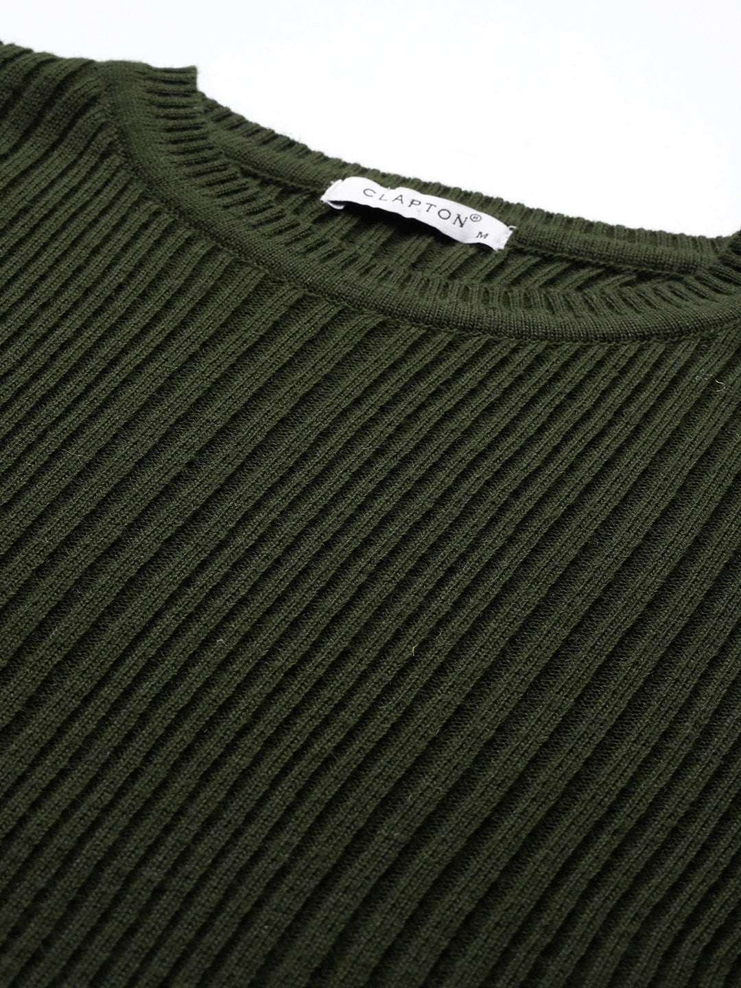 Women Knitted Long Tunic ,Button Down ,Winter Wear Women Color  Green