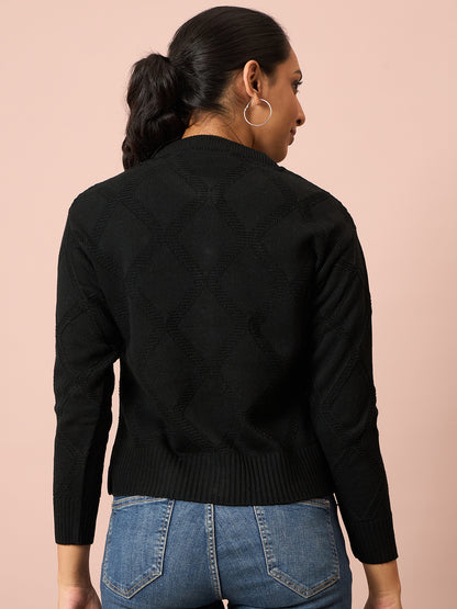 Knitted Floral Embroidered Cardigan | Clapton