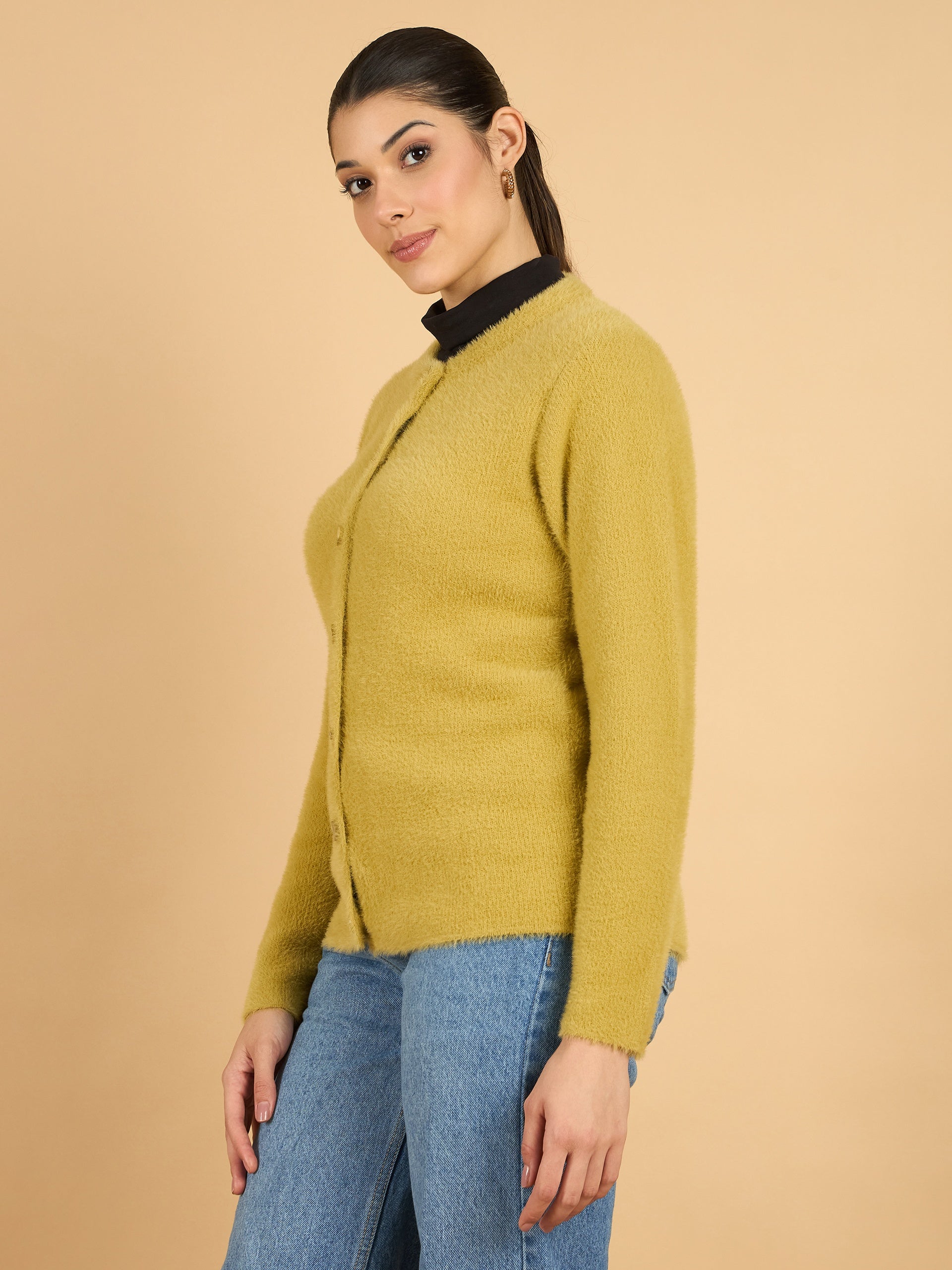 Mustard Winter Wear Women’S Cardigan