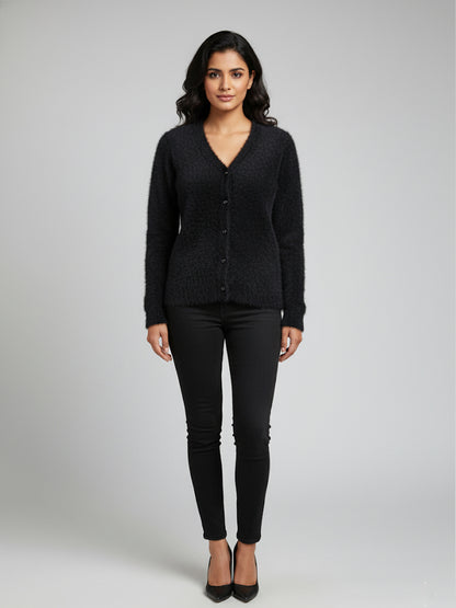 Hair Wool Winter Women's Cardigans