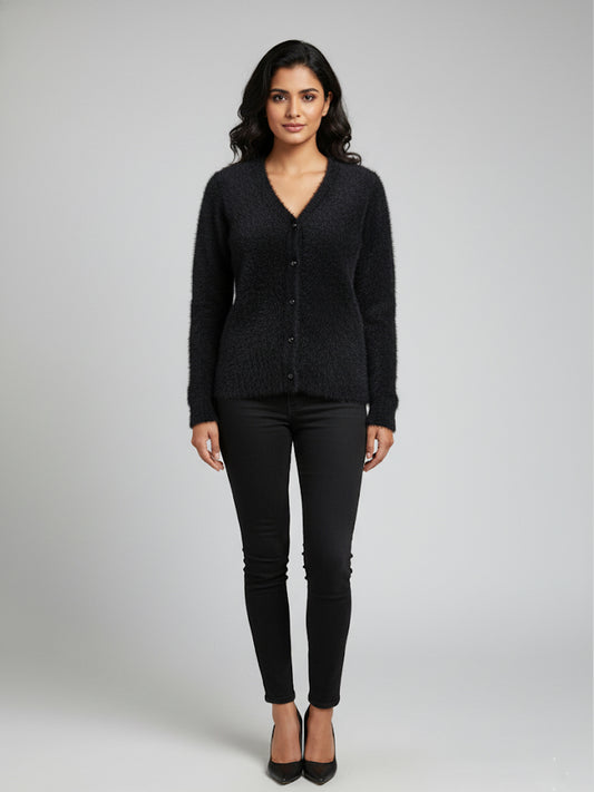 Hair Wool Winter Women's Cardigans