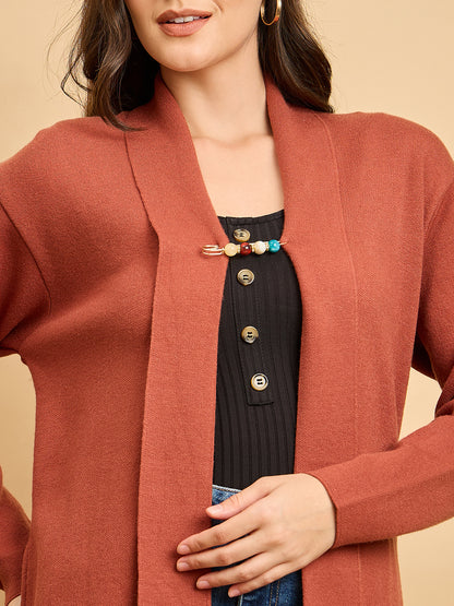 Women Knitted Long Shrug