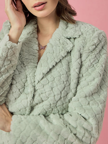 Single Breasted Woollen Blazer Regular Fit Formal Pista