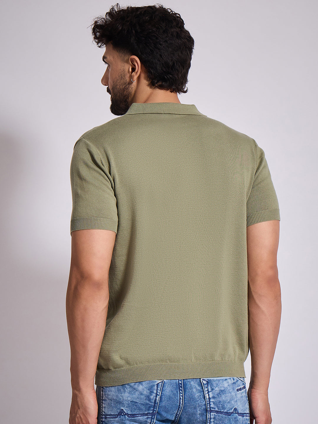 Men's Pista Knitted Polo T-shirt