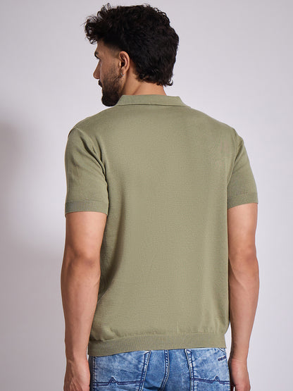 Men's Pista Knitted Polo T-shirt