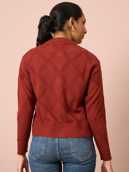 Knitted Floral Embroidered Cardigan | Clapton