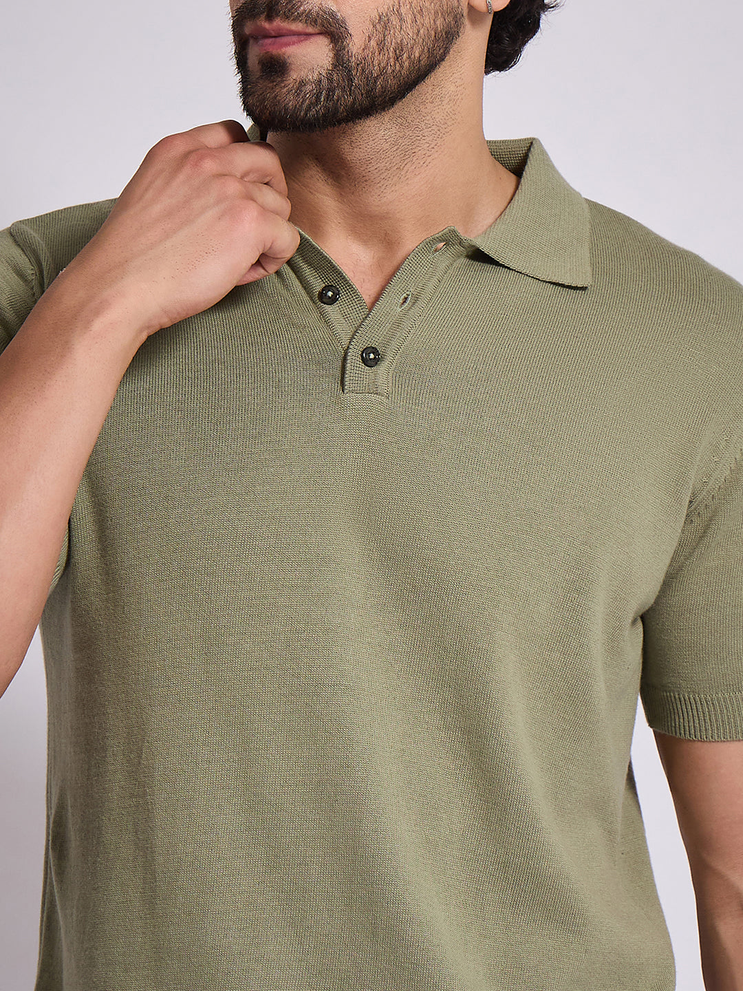 Men's Pista Knitted Polo T-shirt