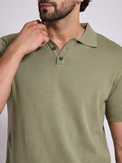 Men's Pista Knitted Polo T-shirt