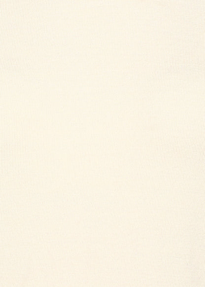 Women Solid Color Round Neck Viscose T-Shirt Off white